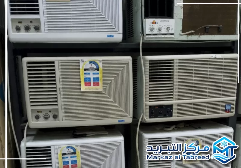 استفسر عن المكيفات المتاحة من مركز التبريد عبر 0528414797 مجموعة مكيفات مستعملة للبيع في الشارقة بحالات وسعات مختلفة